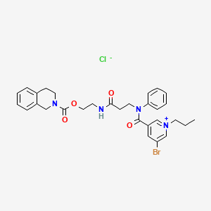Chemical structure of TCV-309 chloride
