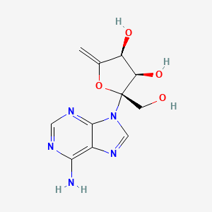 Chemical structure of Angustmycin A