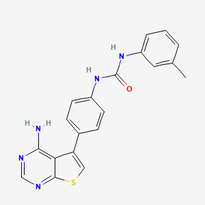 Chemical structure of GDP366