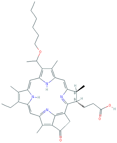 Chemical structure of HPPH
