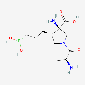 Chemical structure of Numidargistat