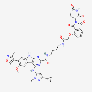 Chemical structure of PROTAC BET Degrader-1