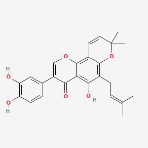 Chemical structure of Pomiferin