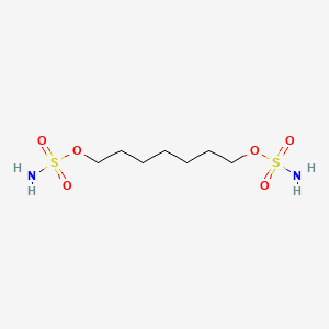 Chemical structure of Hepsulfam
