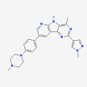Chemical structure of GNE 220