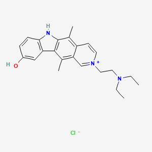 Chemical structure of Datelliptium chloride