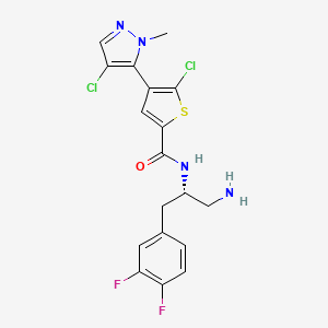 Chemical structure of GSK2110183