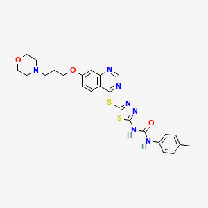 Chemical structure of SKLB4771 (FLT3-IN-1)