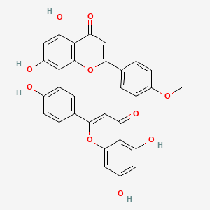 Chemical structure of Podocarpusflavone A