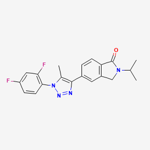 Chemical structure of DFMTI (MK5435)