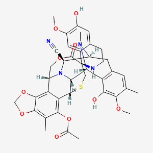 Chemical structure of Ecteinascidin 770