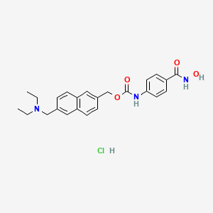 Chemical structure of Givinostat hydrochloride anhydrous