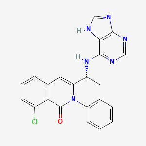 Chemical structure of Duvelisib R enantiomer