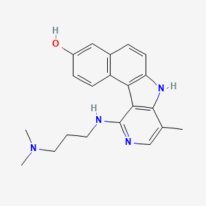 Chemical structure of Intoplicine