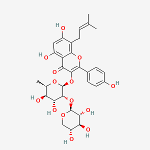 Chemical structure of Ikarisoside F