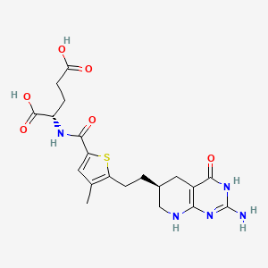 Chemical structure of Pelitrexol