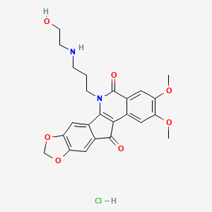 Chemical structure of LMP-744 hydrochloride