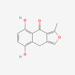 Chemical structure of MS-444 (BE-34776)