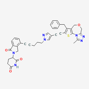 Chemical structure of QCA570