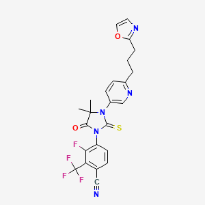 Chemical structure of Pruxelutamide