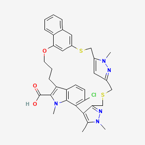 Chemical structure of AZD-5991