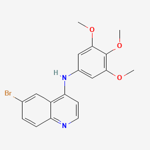 Chemical structure of SGC-GAK-1
