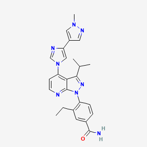 Chemical structure of TAS-116