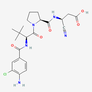 Chemical structure of ML132 (NCGC 00185682)