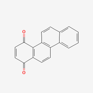 Chemical structure of 1,4-Chrysenedione