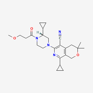 Chemical structure of Mutant IDH1-IN-4