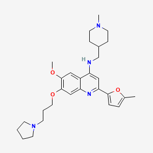 Chemical structure of CM-579