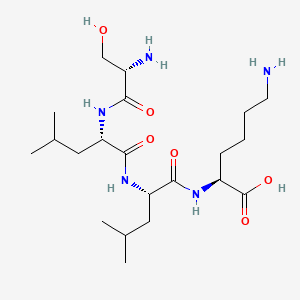 Chemical structure of SLLK, Control Peptide for TSP1 Inhibitor