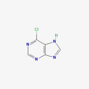 Chemical structure of 6-Chloropurine