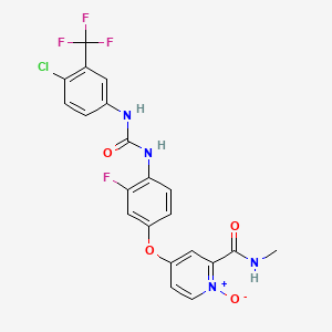 Chemical structure of Regorafénib N-oxyde M2