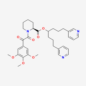 Chemical structure of Biricodar