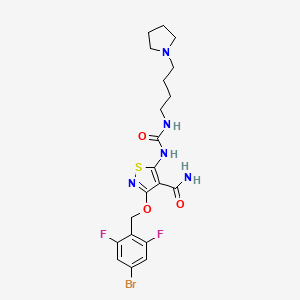 Chemical structure of CP-547632