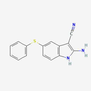 Chemical structure of Amphethinile