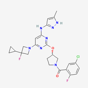 Chemical structure of Aurora B inhibitor 1