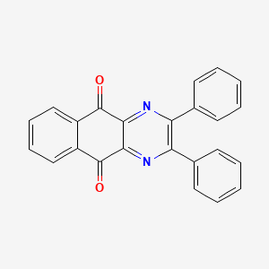 Chemical structure of DPBQ