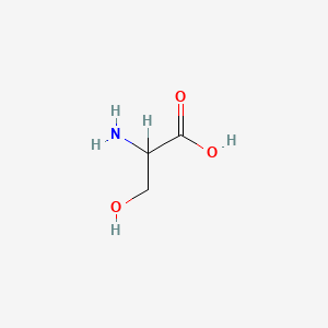 Chemical structure of DL-Serine