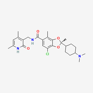 Chemical structure of Valemetostat