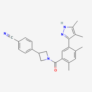 Chemical structure of FASN inhibitor 1