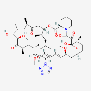 Chemical structure of 42-(2-Tetrazolyl)rapamycin