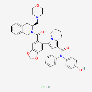 Chemical structure of S55746 hydrochloride (BLC201 (hydrochloride))