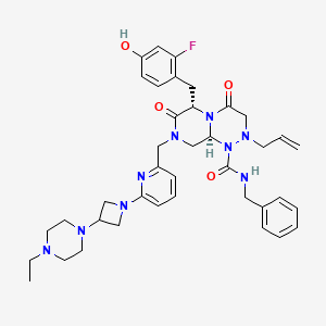 Chemical structure of E-7386