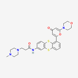 Chemical structure of KU 59403