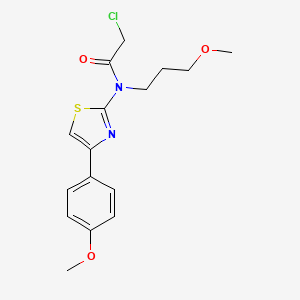Chemical structure of JT010