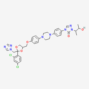 Chemical structure of Hydroxy Itraconazole