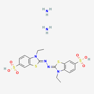 Chemical structure of ABTS diammonium salt (AzBTS-(NH4)2)