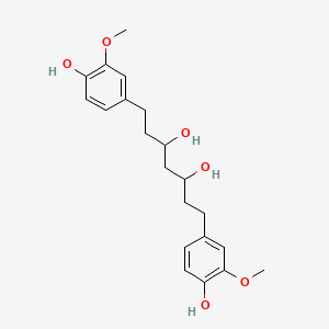 Chemical structure of Octahydrocurcumin